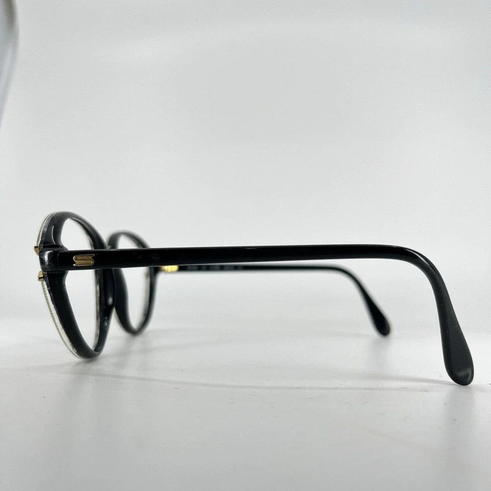 Silhouette Eyeglasses Frames Black Round 1245 /20‎ C 2799 56-16-135 H7516